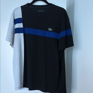 Lacoste Black and White Short Sleeve Tees
